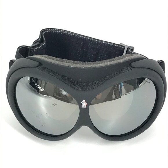 MONCLER glasses eyewear Logo Goggles Ski Snowboard Sports sunglasses Black main image 9